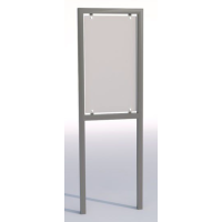 Informačná tabuľa Sofia 500x900 mm, ral
