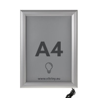 LED svetelný plagátový klap rám A4