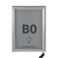 LED svetelný plagátový klap rám B0