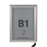 LED svetelný plagátový klap rám B1