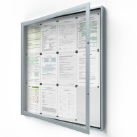 Uzamykateľná informačná vitrína 12xA4 SIDE