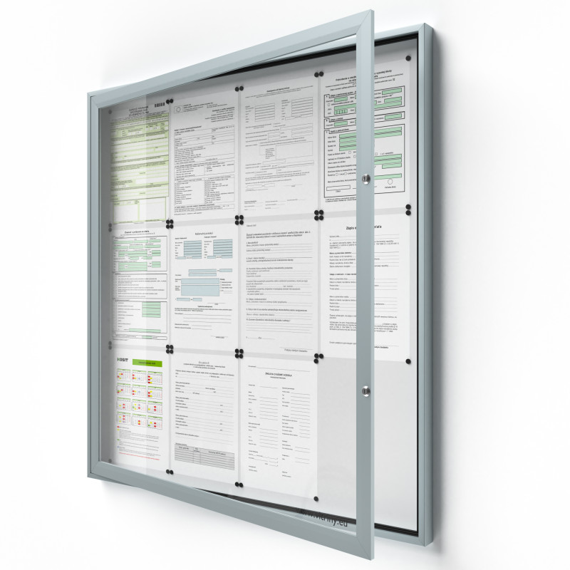 Uzamykateľná informačná vitrína V-SIDE50-12