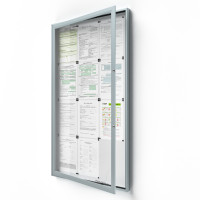 Uzamykateľná informačná vitrína 12bxA4 SIDE