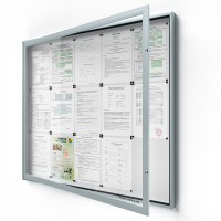 Uzamykateľná informačná vitrína 15xA4 SIDE