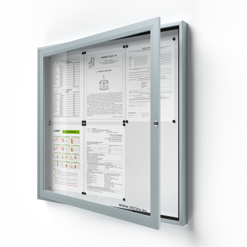 Uzamykateľná informačná vitrína V-SIDE50-6