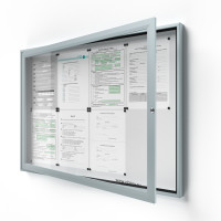 Uzamykateľná informačná vitrína 8xA4 SIDE