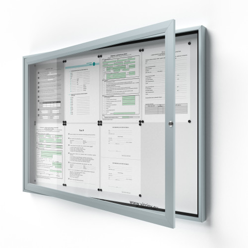 Uzamykateľná informačná vitrína V-SIDE50-8