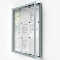 Uzamykateľná informačná vitrína 9xA4 SIDE