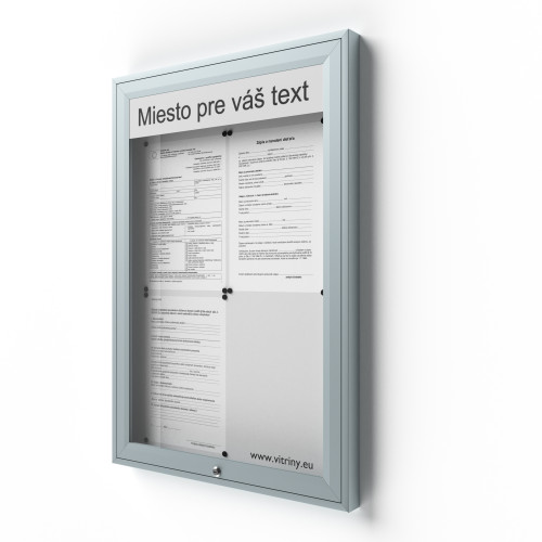 Uzamykateľná informačná vitrína V-UP50N-4
