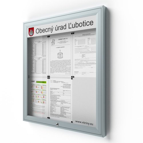 Uzamykateľná informačná vitrína V-UP50N-6