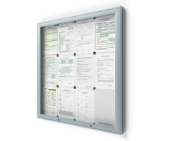 Uzamykateľná informačná vitrína V-UP50-12