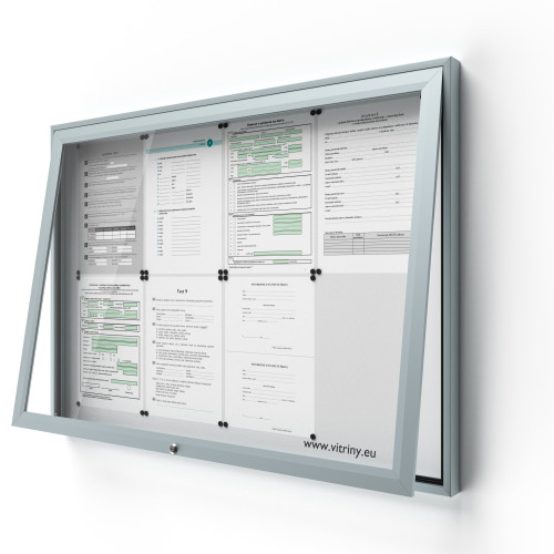 Uzamykateľná informačná vitrína V-UP50-8