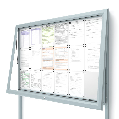 Vonkajšia informačná vitrína V-UP60-18-N s nohami