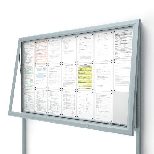 Vonkajšia informačná vitrína V-UP60-21-N s nohami