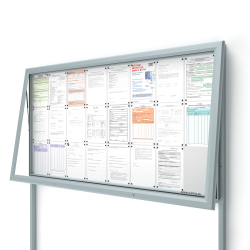 Vonkajšia informačná vitrína V-UP60-24-N s nohami