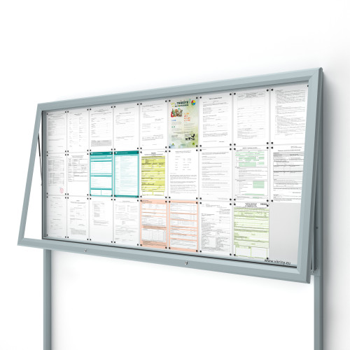 Vonkajšia informačná vitrína V-UP60-27-N s nohami