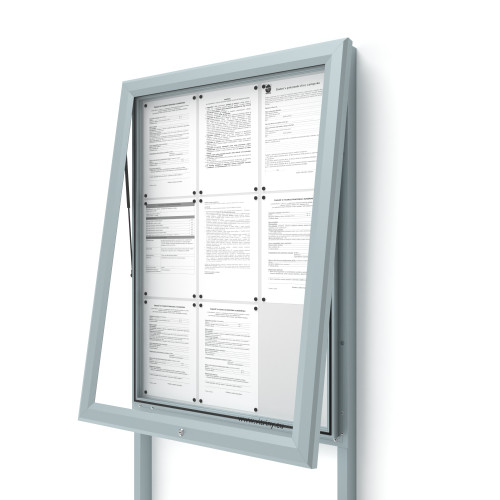 Vonkajšia informačná vitrína V-UP60-9-N s nohami