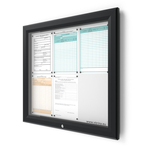 Vonkajšia informačná vitrína V-UP60-6-ral